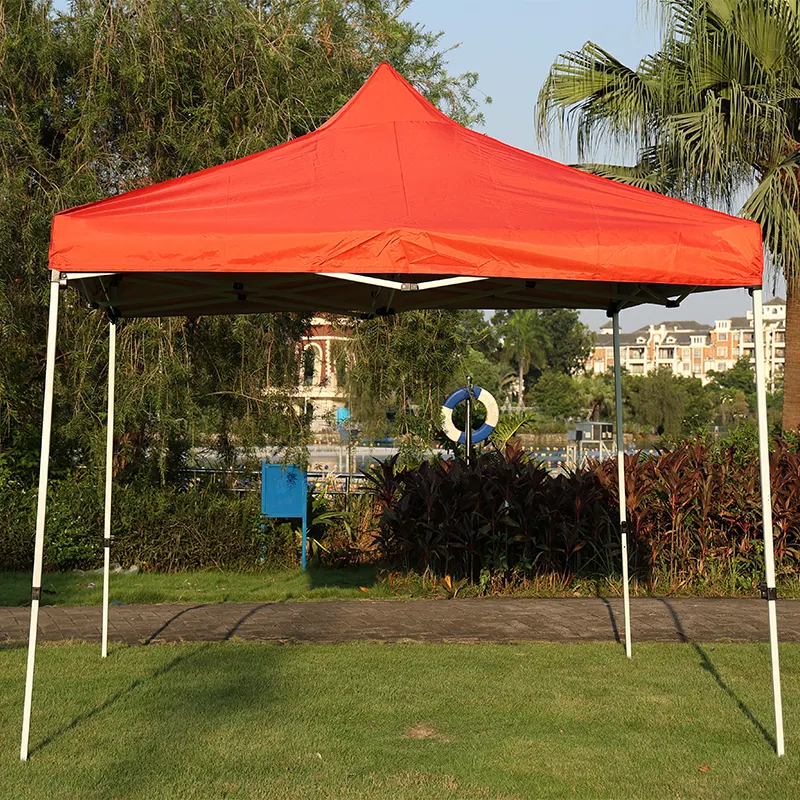 Tenda lipat luar ruangan tahan angin, tenda display berkualitas tinggi tahan air, pameran dagang