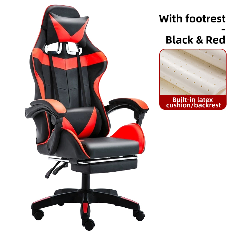 Negro y rojo + reposapiés