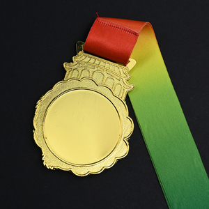 Benutzer definierte <span class=keywords><strong>Medal</strong></span> las Football Run Taekwondo Gymnastik Fußball Award Metall Goldband Sport Blank Medaillen - Product Image 6