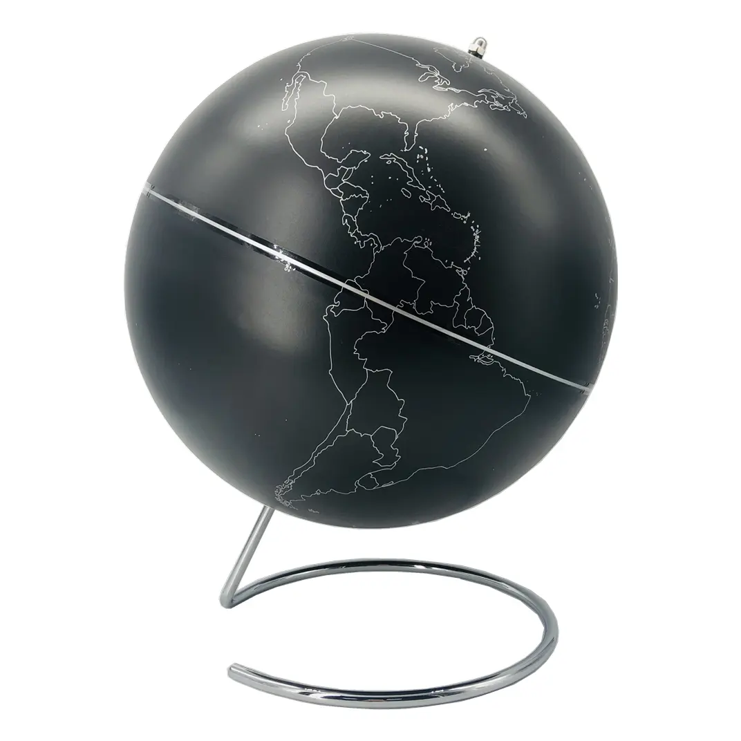Globo do mundo clássico para o globo do mapa giratório da fotografia da escola do escritório
