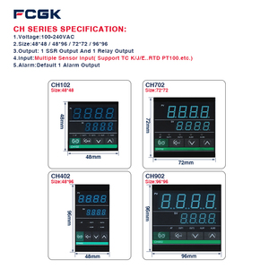 CH102 Low <strong>Cost</strong> 48*48 OEM ODM Supported PID Temperature Controller for Industrial <strong>Use</strong> 48*48 Temperature Measurement - Product Image 4