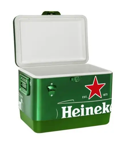 Enfriador de cofre de hielo con logotipo personalizado, caja enfriadora para pesca y camping, 40L