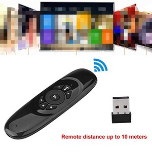 C120 Multi-idioma versión inalámbrico Air Mouse Mini teclado ratón somatosensorial giroscopio de doble cara de Control remoto - Product Image 2