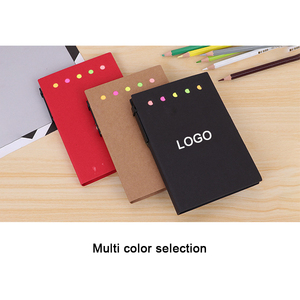 批发牛皮纸封面定制Logo个性迷你备忘录记事本带笔做清单记事本 - Product Image 3