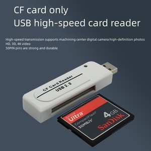 Toptan USB2.0 harici kart okuyucu CCD dijital kameralar için CF kartları için adanmış endüstriyel bilgisayarlar ve CNC makineleri - Product Image 3