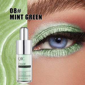 Düşük adedi parlak holografik Glitter Glow sıvı göz farı uzun giyen yüksek Pigment çok krom makyaj Vegan sıvı göz farı - Product Image 6