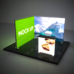 Struttura in tessuto modulare Led Light Box display per fiera fieristica 3*3M - Product Image 3