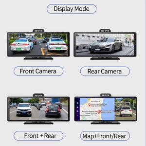 Android 10,0 4 + 64G Transmisión en vivo 4G Tablero Cámara de coche con lente dual HD1080P WIFI Navegación GPS 10.26in Pantalla táctil - Product Image 2