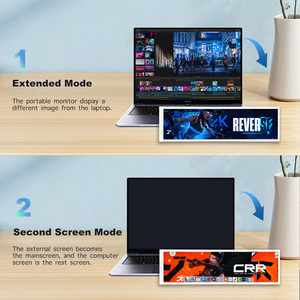 8,8-Zoll-tragbare weiße Monitor-Temperatur gehäuse anzeige Externe Erweiterungs anzeige Multitouch-Raspberry-Pi-PC-CPU-Hardware - Product Image 3