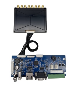 Hitech modulo lettore RFID a lungo raggio 8 antenne 15m gamma 860-960MHz connettore di frequenza SMA lettori di schede di controllo accessi gratuiti - Product Image 3
