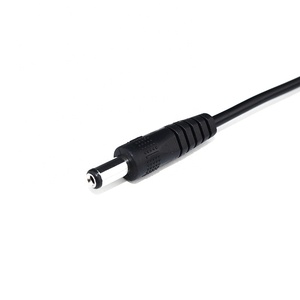 สายไฟแจ็ค Dc 5.5X 2.1มม. สีดำ Dc ชายกับชายเสียบสายไฟ12V DC - Product Image 3