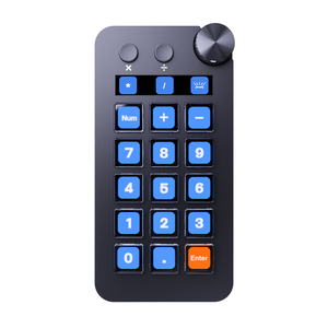 OEM Orders Are Acceptable LCD Programming <strong>Keyboard</strong> 15 <strong>Keys</strong> + Knob Numeric Keypad Macro Keypad Works with Windows and Mac OS - Product Image 6