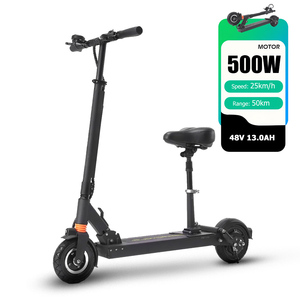 Yetişkinler için yüksek performanslı 500W elektrikli Scooter süspansiyon katlanabilir tasarım tekerlekler iki tekerlekli tasarım - Product Image 1