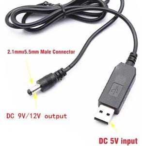 DC to DC <strong>USB</strong> 5V to 9V DC Jack 5.5mm X <strong>2</strong>.1 <strong>2</strong>.5mm Boost Power Module Converter Cable <strong>USB</strong> Boost Cable 3.<strong>2</strong> ft - Product Image 6