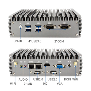 Industrial PC <strong>Computer</strong> Core <strong>I7</strong> 10510U <strong>I5</strong> 10210U <strong>I3</strong> 10110U Dual Network Dual Serial Port Win10/11 Linux Fanless <strong>Embedded</strong> PC - Product Image 3