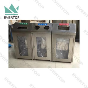 SD-17B şeffaf Panel atık ayırma kutuları şeffaf sıralama kutuları geri dönüşüm kutusu güvenlik uyumlu sınıflandırılmış LargeTrash Can - Product Image 4