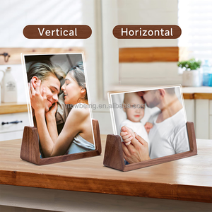 กรอบรูปไม้รูปตัว U กรอบรูปยืนโปร่งใสกรอบรูปไร้กรอบ - Product Image 4