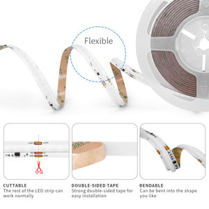 WS2811アドレス指定可能な360/576/720LED/mドリームカラーCOBRGB ICLEDライトストリップRA9012V 24V - Product Image 4