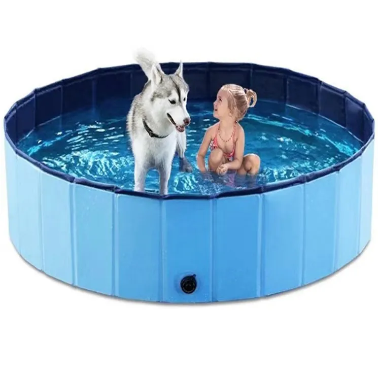 Pieghevole cane Pet bagno piscina portatile cani gatti nuoto vasca da bagno Pet Cat Dog Pool