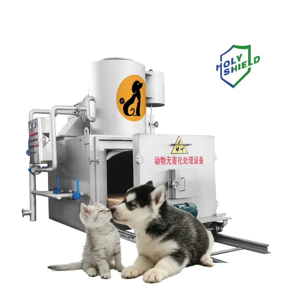 Mesin kremasi hewan Harga incinerator mesin kremasi hewan peliharaan untuk pembuangan limbah hewan peliharaan