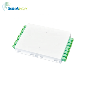 <strong>Excellent</strong> uniformity LGX cassette type plc splitter 16 cores sc apc box plc splitter