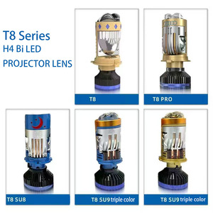 T8 Su9 H4 Bi LEDプロジェクターヘッドライト電球12V 3000K 4300K 6000K H4 LEDレンズヘッドランプLEDライトH4プロジェクターライト - Product Image 6