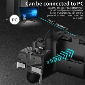 Için Xboxes serisi kolu kablolu arka eki tetik için geri düğmesi XSX XSS denetleyicisi ile 3.5MM kulaklık AL-XB2031B - Product Image 4