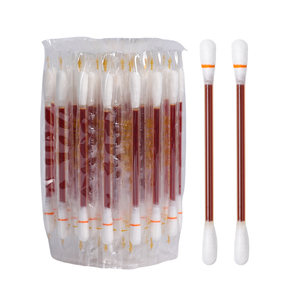 Sağlık hizmetlerinde antiseptik çözümlerin hızlı ve kolay uygulanması için uygun Iodophor pamuklu çubuklar - Product Image 1