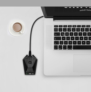 TAKSTAR BM-621USBワイアードデスクトップマイク用ミュートボタンとLEDインジケーター付きビデオ会議用Skype通話 - Product Image 1