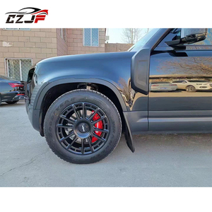 CZJF 2022 vücut Kitd Land Rover Defender 2022 için lüks paket ön tampon ızgara kapağı - Product Image 5