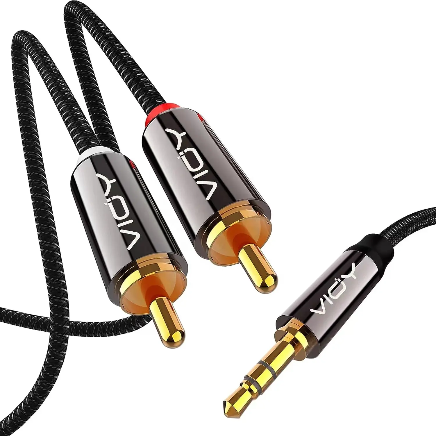 Kabel konektor Jack Audio 3.5mm ke 2 Rca 3.5mm ke kabel Speaker 2rca kabel Rca PS4 PS5 TV