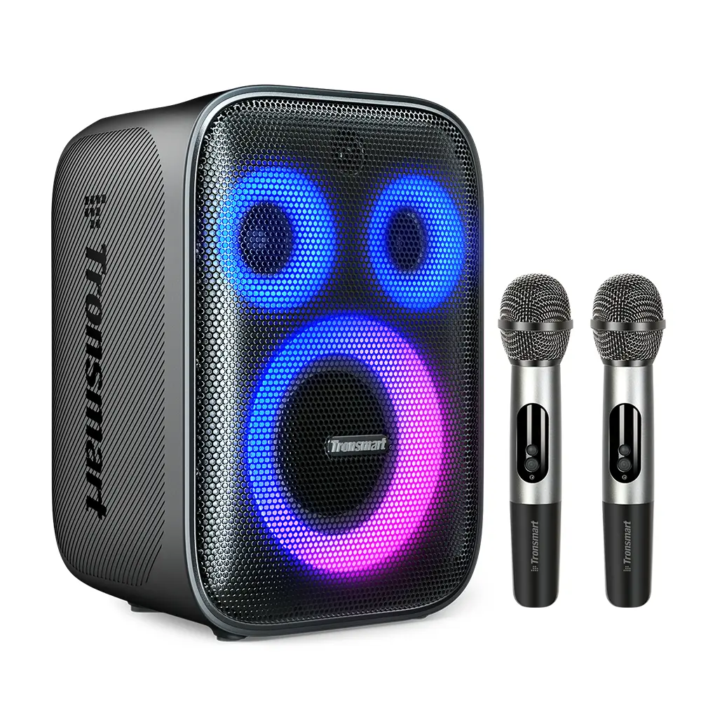 Venta caliente 2023 altavoces portátiles de fiesta para sistema de Audio de Karaoke al aire libre sonido Tronsmart HALO 200 altavoz de Karaoke con micrófono