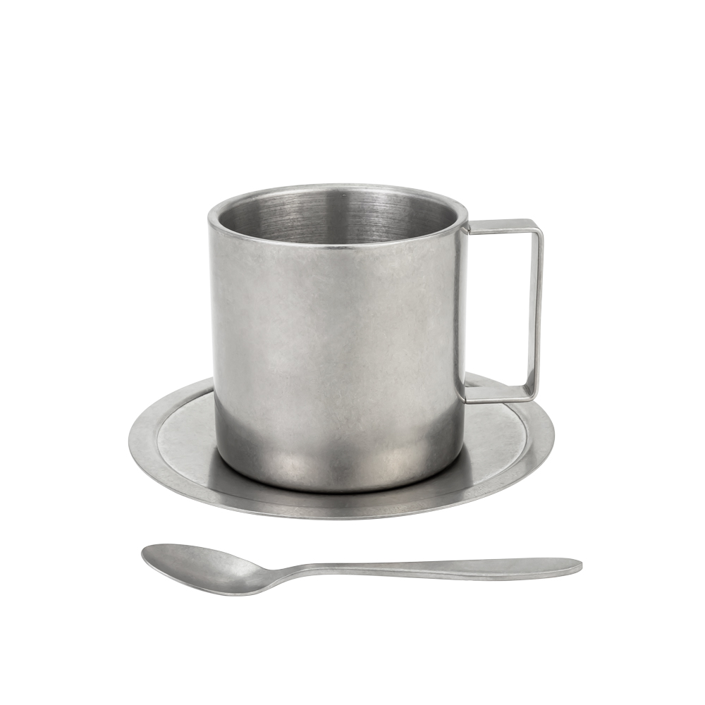 280 ml avec soucoupe et cuillère