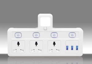 USB зарядка от одного до трех до четырех с разделенным управлением, несколько переключателей с ночным преобразователем - Product Image 2