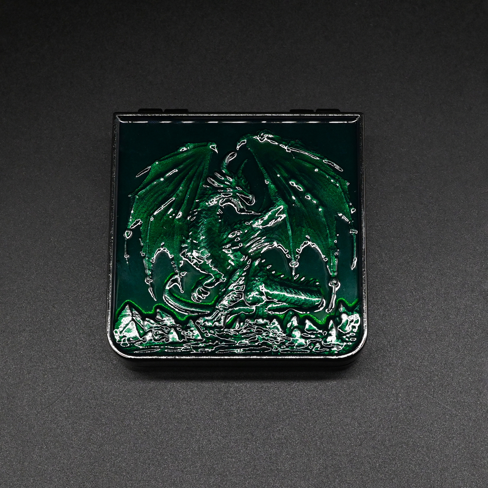 Dragón verde vintage