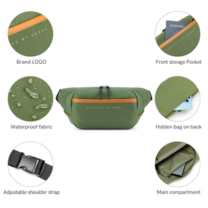 Customized Lightweight Recycle <strong>Roomy</strong> Waterproof Multi-pocket Women's <strong>Messenger</strong> Sling <strong>Bags</strong> for Men Shoulder Crossbody Sling <strong>Bag</strong>