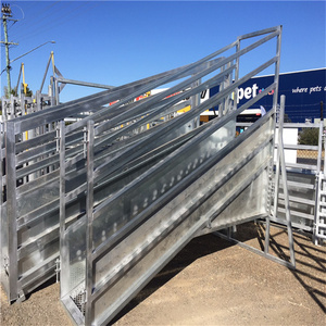 3.6m Durable Quality Heavy Duty Height Adjustable Cattle Loading <strong>Ramp</strong> with Cattle Panels and Gate for Cattle Yard - Product Image 6