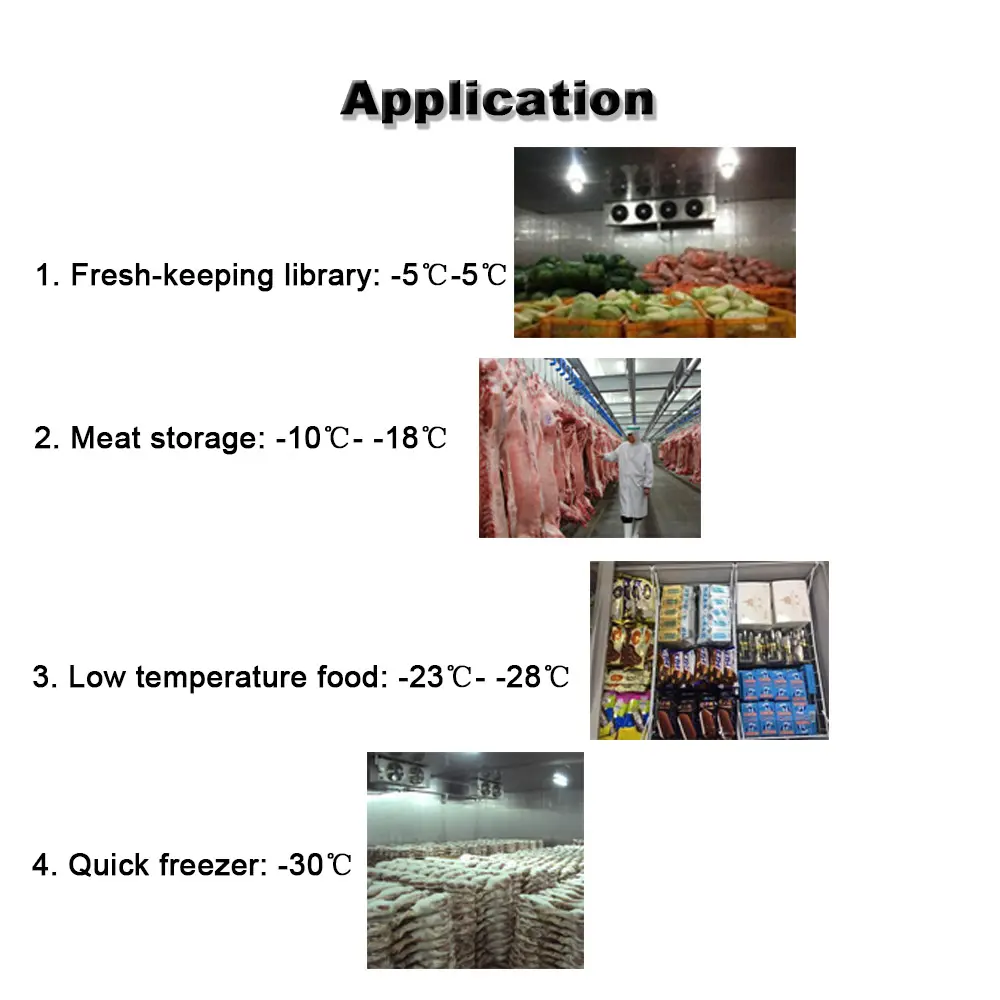 उच्च गुणवत्ता वाला कोल्ड रूम फ्रीजर ताज़ा रखने वाला गोदाम, सब्जियों, फलों, मांस और समुद्री भोजन के लिए उपयुक्त