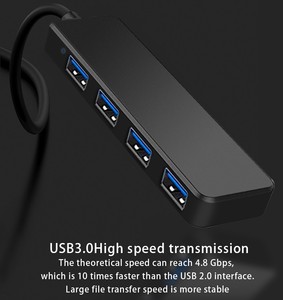 4 EM 1 Multi-Porta Tipo C HUB USB3.0 conversor แบบพกพา USB 3.0 4พอร์ต - Product Image 2