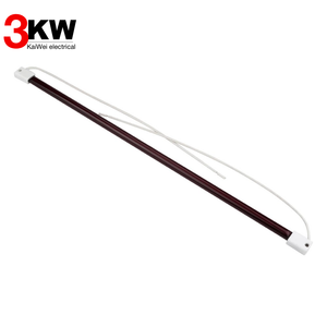 500ミリメートル1KW 220V <span class=keywords><strong>Ruby</strong></span> Color Halogen Infrared Quartz Tube IR Lamp Element <span class=keywords><strong>Heater</strong></span>ためShoes Machine