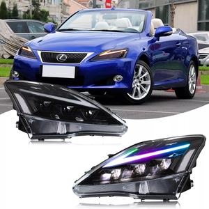 Yüksek kaliteli RGB LED ön işıklar animasyon başlatmak DRL IS250 Lexus ISF Lexus 2006-2013 kafa lambaları Lexus için - Product Image 5