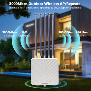 AX1800 WiFi 6双频wi-fi扩展器信号增强器远程室外无线接入点，带PoE & IP67防水wifi接入点 - Product Image 4