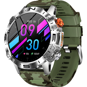2023 K59AMOLEDスマートウォッチメンズ1.43インチアウトドアスポーツディスプレイBluetoothコールフィットネストラッカー心拍数血中酸素ボックス