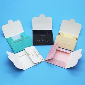 个性化包装纸板纸薄围巾信封盒小型商务护发包装盒 - Product Image 1