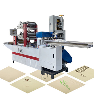 Automatic Napkin Paper Folding Machine Color logo Printing <strong>Interfolded</strong> Napkin Making Machine - Product Image 1