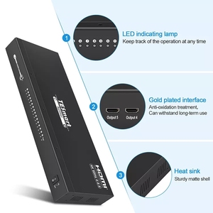 TESmart-conmutador de matriz 4K 16x1 HDMI, 1 en 16 salidas, HDCP 2,2, matriz 4K60hz con EDID HDMI, divisor de vídeo - Product Image 3