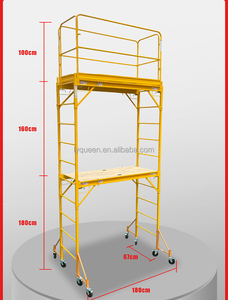 LINYI QUEEN 18ft Mobile <strong>Folding</strong> <strong>Rolling</strong> Baker <strong>Scaffold</strong> <strong>Folding</strong> <strong>Rolling</strong> Baker <strong>Scaffold</strong> for Sale