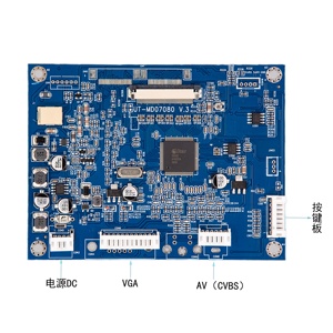 Placa de control remoto con interfaz USB, VGA, AV, USB, compatible con 12V, convertidor LCD de 12V, AD TFT LCD - Product Image 4