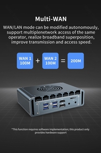 Celeron N5105 N5100 мини-маршрутизатор брандмауэра 2xDDR4 M.2 NVME SSD 4*2,5G LAN мини-ПК OPNsense Интернет сетевой сервер офис бизнес - Product Image 6