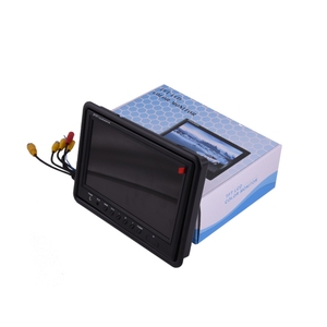 9 Zoll TFT LCD 4CH AV Video Eingang Fahrzeug-Rückfahrmonitore für Auto Bus Lkw mit Sonnenkapuze Sichtbild - Product Image 6